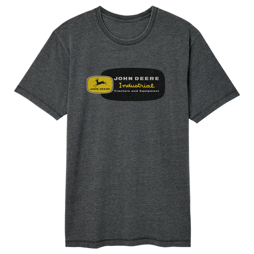 John Deere Mens Grey "Industrial Equipment" T-Shirt