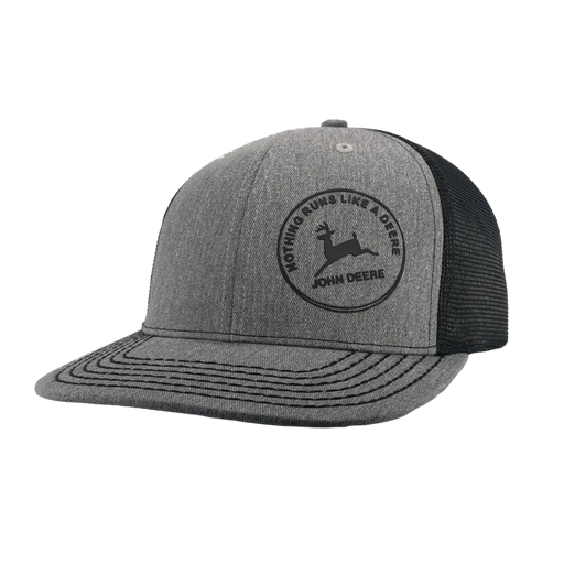 John Deere Mens Grey Vintage Logo Hat