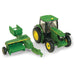 John Deere 1:64 6210R with Baler and Wagon