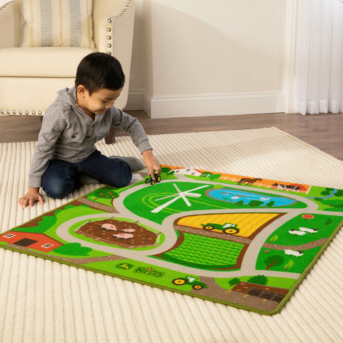 John Deere Road Map Play Mat