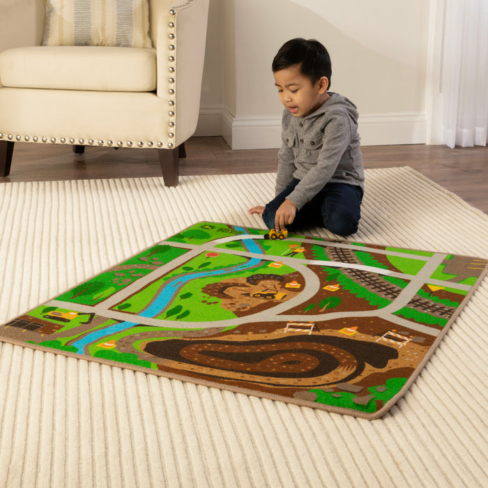 John Deere Road Map Play Mat