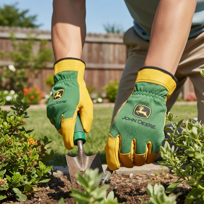 John Deere Grain Deerskin Driver Glove