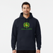 John Deere Men's Logo Fleece Hoodie Navy