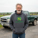 John Deere Men's Logo Fleece Hoodie