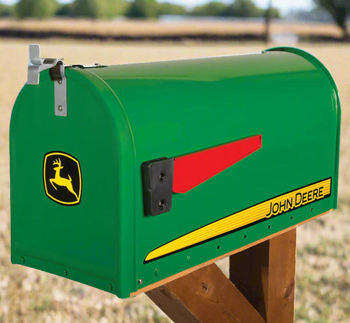 John Deere Modern Stripe Mailbox