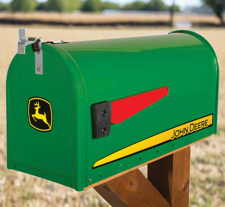 John Deere Modern Stripe Mailbox