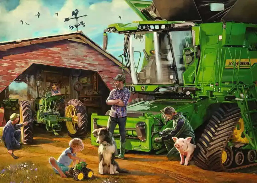 John Deere Then & Now 1000 pc puzzle