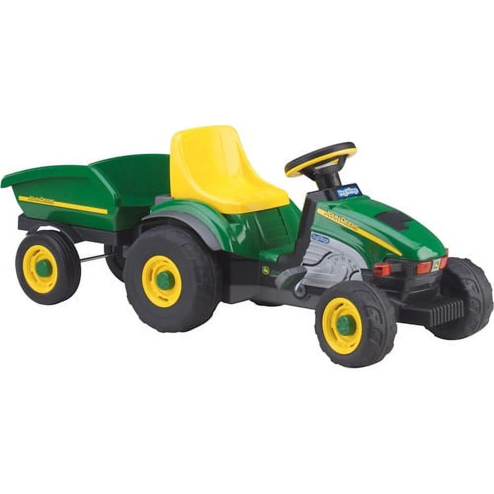 John Deere Farm Pedal Tractor with Trailer