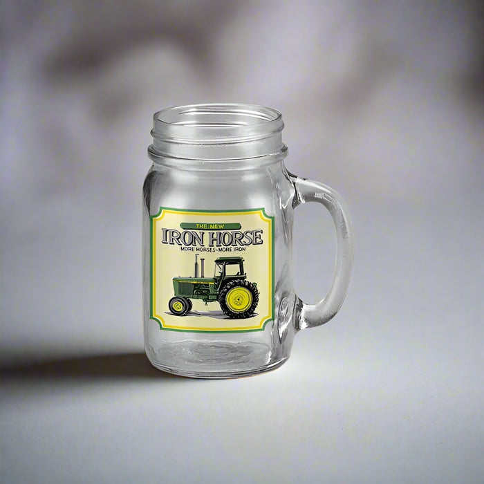 John Deere Famous Quote Drinking Jar