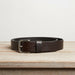 John Deere Mens Bridle Leather Belt