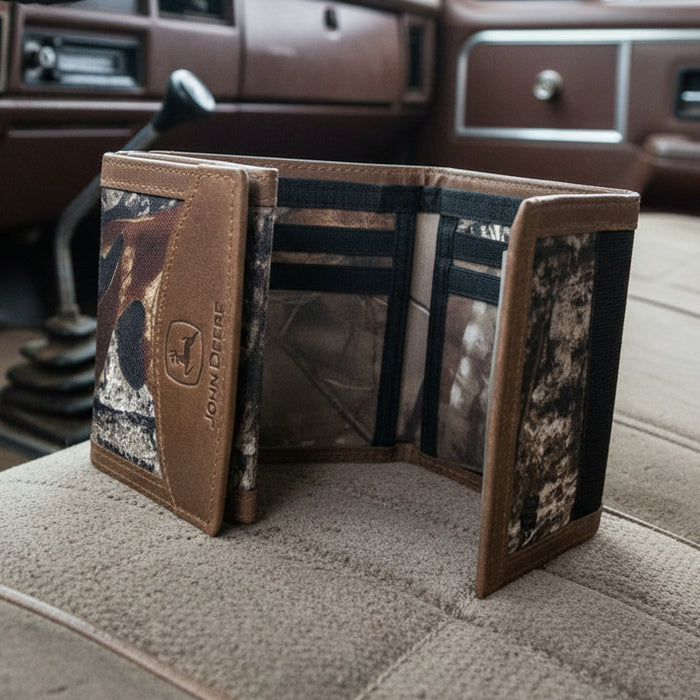 John Deere Realtree Tri-Fold Wallet