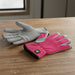 John Deere Cowhide Spandex Back Pink Glove