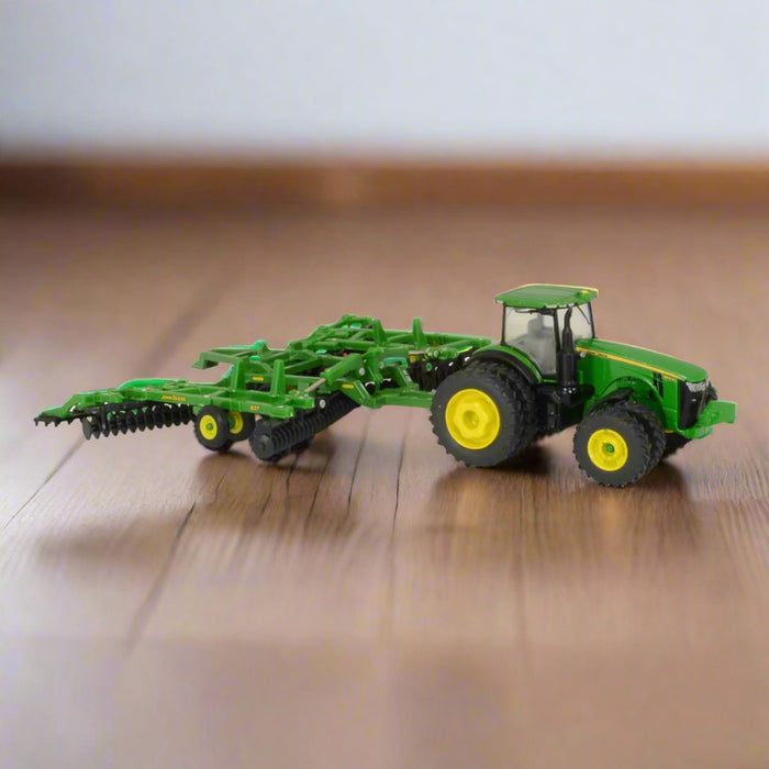 John Deere 1:64 8320R Tractor with 637 Disk Set