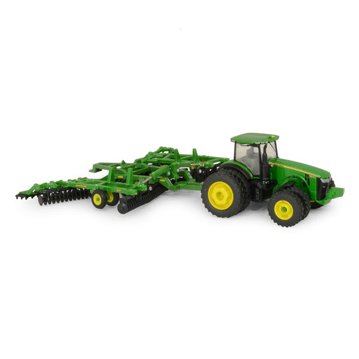 John Deere 1:64 8320R Tractor with 637 Disk Set