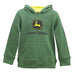 John Deere Toddler Boys Fleece Green Logo Hoodie