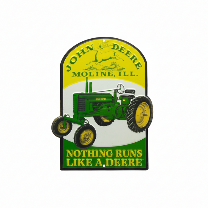 John Deere "Nothing Runs Like a Deere" Sign