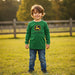 John Deere Boys Green Logo Long Sleeve