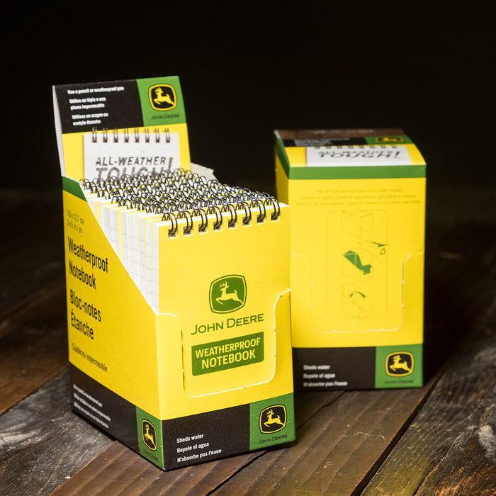 John Deere Weatherproof Notebook's