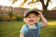 John Deere Toddler Charcoal Denim Look Hat