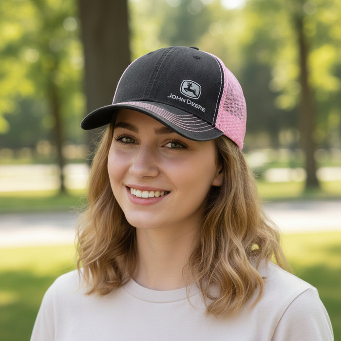 John Deere Ladies Chambray Mesh Cap