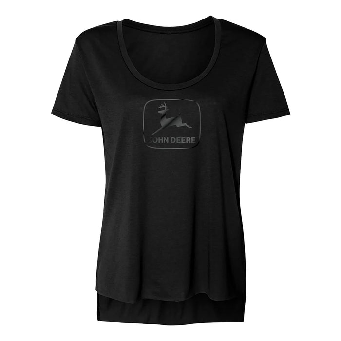 John Deere Ladies Black Out Tee