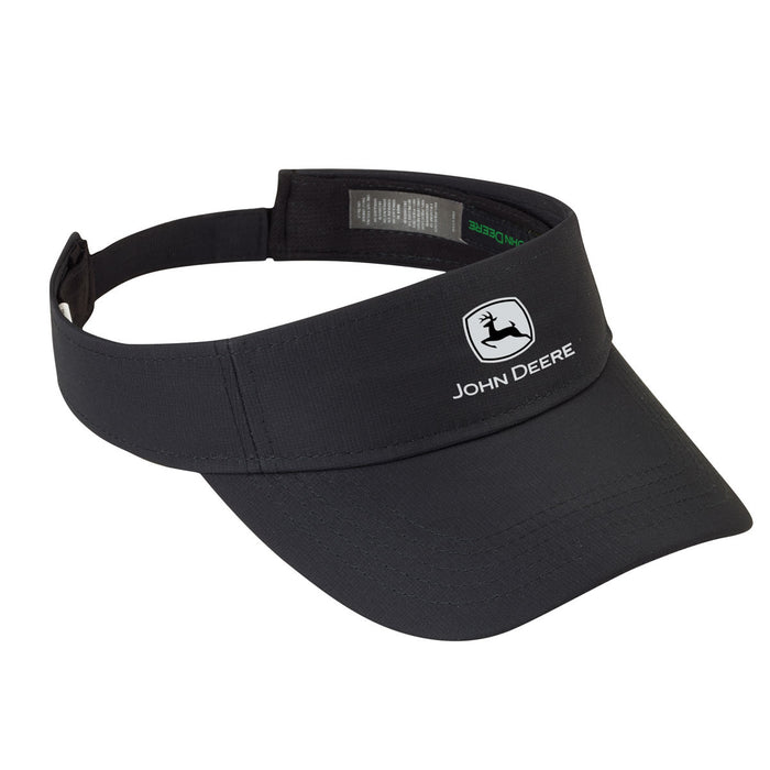 John Deere Men Black Visor