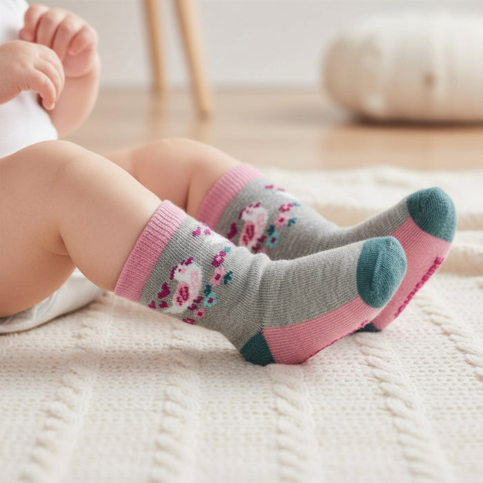 John Deere Infant Girls Chicken Crew Sock