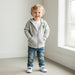 John Deere Toddler Boys Grey Zip Hoodie
