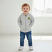 John Deere Toddler Boys Grey Zip Hoodie