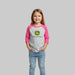 John Deere Youth Girls 3/4 Sleeve Tee Pink