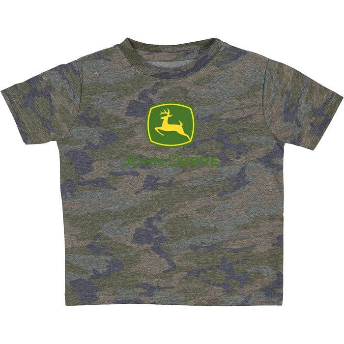 John Deere Boy Youth Logo Camo Tee