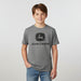 John Deere Boy Youth Trademark Logo Tee