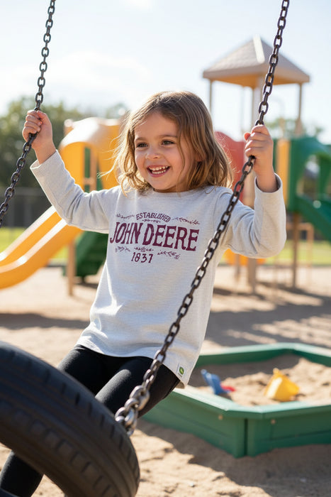 John Deere Girls John Deere 1837 Long Sleeve