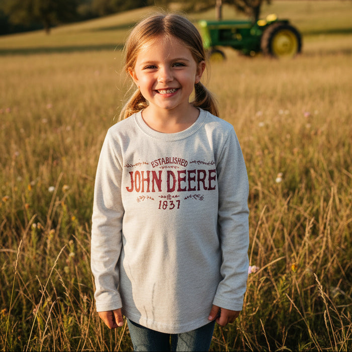John Deere Girls John Deere 1837 Long Sleeve