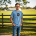 John Deere Youth Boys Vintage Indigo Tee