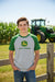 John Deere Youth Boys Raglan Logo Tee
