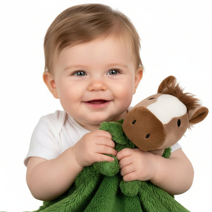 John Deere Horse Infant Cuddle Blanket