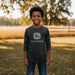 John Deere Youth Boys Camo Raglan Tee