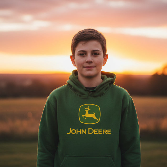 John Deere Youth Boys Green Hoodie
