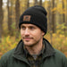 John Deere Mens Black Lined Beanie