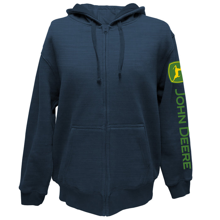 John Deere Navy Full Zip Hoodie