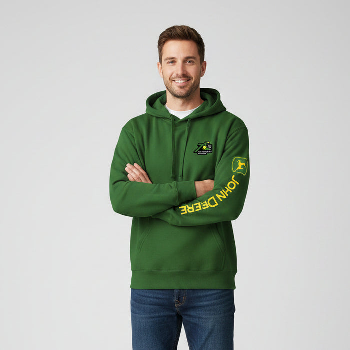 John Deere Men's Green 75th Combine Anniversary Edition Hoodie