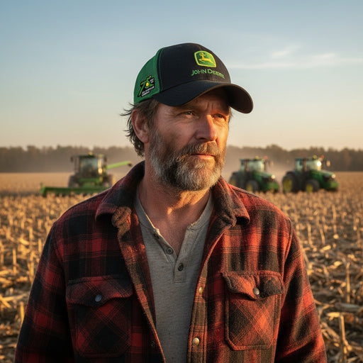 John Deere Green 75th Combine Anniversary Cap