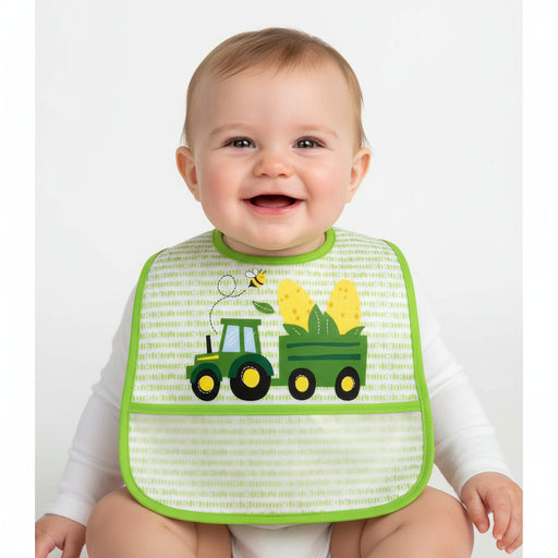 John Deere Infant 3 Pack Peva Baby Bibs