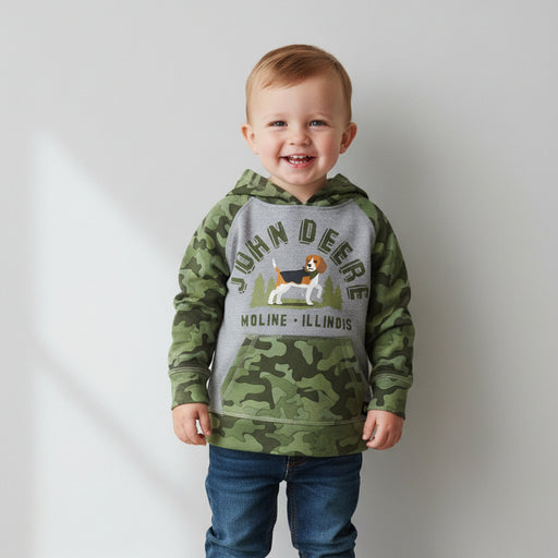 John Deere Toddler Boys Camo Fleece Hoodie