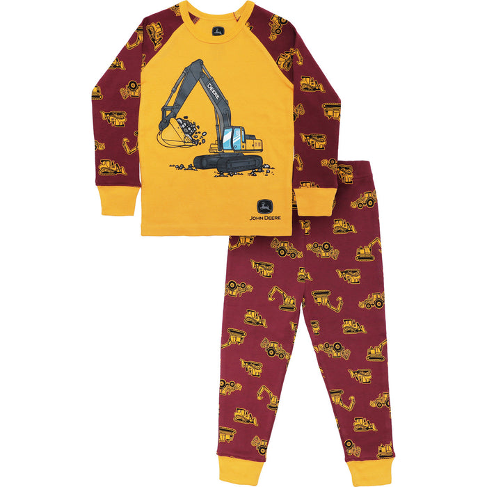 John Deere Boy Toddler Construction PJ