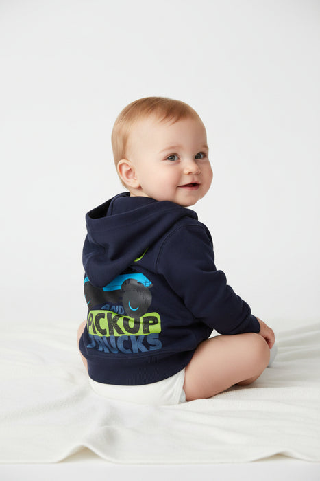 John Deere Infant Boys Tractors & Trucks Zip Up Hoodie
