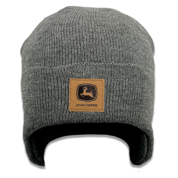 John Deere Charcoal Cuffed Beanie