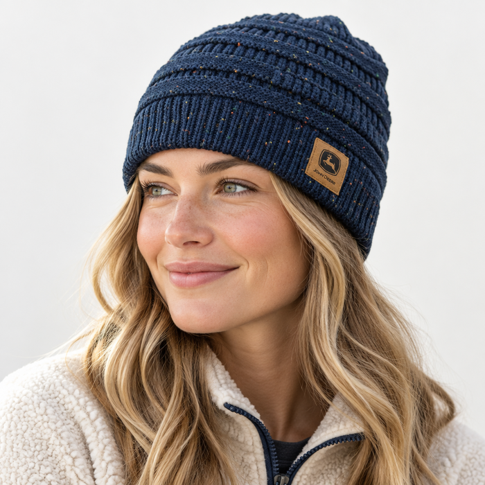 John Deere Ladies Bun Beanie