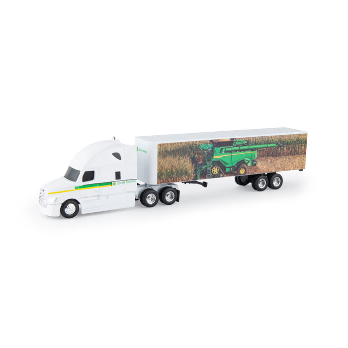 John Deere 1:64 Semi With Combine Graphics